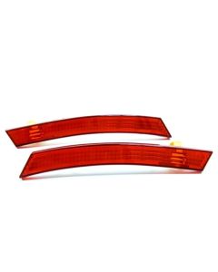 02-08 MINI COOPER R50 R52 R53 EURO REAR BUMPER SIDE MARKER LIGHTS - RED