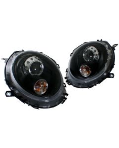 Mini Cooper & Cooper S R55/R56/R57/R58/R59 Black OE Projector Style Headlights