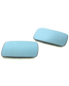 97-03 Fit BMW E39 5-Series Polarized Blue Anti-Glare Split Mirror Glass