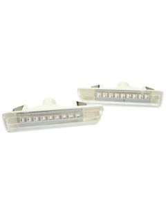 01-06 Fit BMW E46 3-SERIES M3 LED SIDE MARKER LIGHTS - CRYSTAL CLEAR