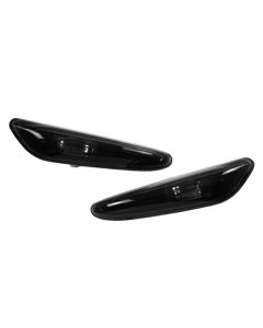 02-05 Fit BMW E46 3-SERIES 4DR SEDAN SIDE MARKER LIGHTS - CRYSTAL SMOKE