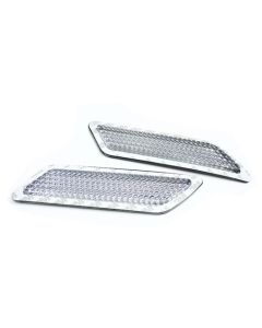 12-14 Fit BMW F30/F31 3-SERIES FRONT BUMPER REFLECTOR LIGHTS - CRYSTAL CLEAR