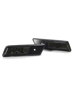 88-96 Fit BMW E34 5-SERIES / 92-96 E36 3-SERIES LED SIDE MARKER LIGHTS - SMOKE