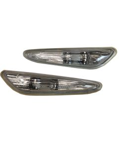 02-05 Fit BMW E46 3-SERIES 4DR SEDAN SIDE MARKER LIGHTS - CRYSTAL CLEAR