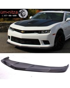 Fits 14-15 Chevrolet Camaro SS 1LE Style Front Bumper Lip Carbon Fiber Spoiler