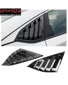 Fits 18-22 Accord OE Style Side Window Louver Quarter Panel Carbon Fiber Print