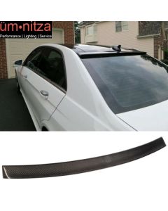 Fits 10-16 Benz E-Class W212 Sedan OE Factory Carbon Fiber (CF) Roof Spoiler