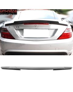 Fits 11-13 Benz SLK R172 Convertible V Style Carbon Fiber (CF) Trunk Spoiler