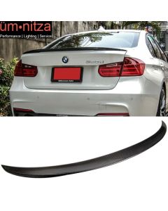 Fits 12-18 BMW 3 Series F30 Sedan OE Style Rear Trunk Spoiler Carbon Fiber CF