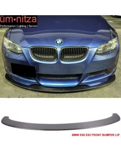 Fits 06-13 Fit BMW E90 E92 3 Series M3 Style Carbon Fiber Front Bumper Lip (CF)