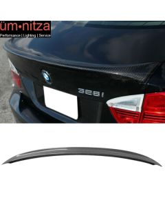 Fits 06-11 Fit BMW 3 Series E90 Sedan M3 Style Trunk Spoiler Carbon Fiber (CF)