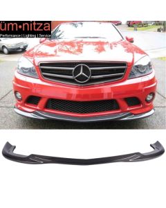 Fits 08-11 C Class W204 C63 Pre-LCI AMG Godhand Front Bumper Lip Carbon Fiber CF