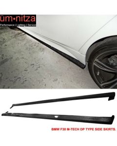 Fits 12-18 Fit BMW F30 3-Series DP Style MT M Sport Only Side Skirts CF