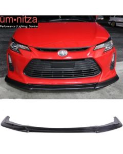 Fits 14-16 Scion tC GT Style Front Bumper Lip Spoiler Chin Splitter Unpainted PU