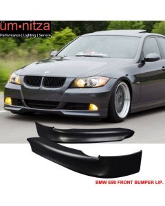 Fits 05-08 BMW E90 3-Series OE Style Front Bumper Lip Splitter Spoiler Unpainted