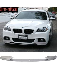 Fits 11-16 F10 Performance Front Bumper Lip Painted Titanium Silver Metallic#354