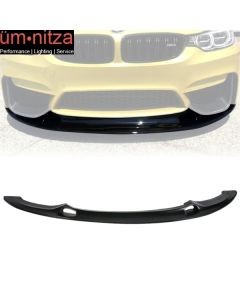 Fits 14-19 Fit BMW F80 M3 F82 F83 M4 MTC V2 Style Front Bumper Lip Spoiler Urethane