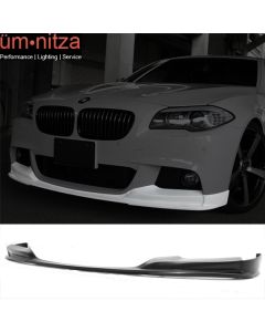 Fits 11-16 BMW F10 5 Series M Sport Sedan 3D Style Front Bumper Lip Spoiler PU