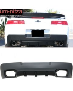 Fits 14-15 Camaro OE Style Z28 Spring Edition Rear Lower Bumper Cover Diffuser