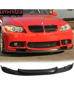 Fits 05-12 E90 E91 3 Series PP H Style Front Bumper Lip For Aftermarket M Bumper