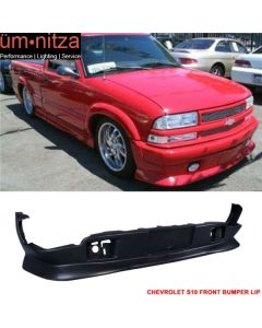 Fits 98-04 Chevy S10 & GMC Sonoma Extreme Style Front Bumper Lip Spoiler Kit PU