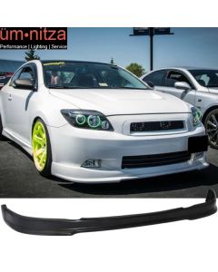 Fits 05-10 Scion tC RS Style PU Front Bumper Lip Chin Spoiler Add On Body Kit