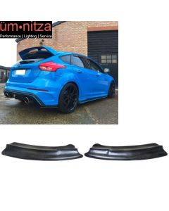 Fits 16-18 Ford Focus RS Trim Rear Aprons Valences Lip Pair Left Right - PU