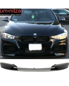 Fits 12-18 F30 Performance Front Lip Painted Two Tone Mineral Gray Metallic #B39