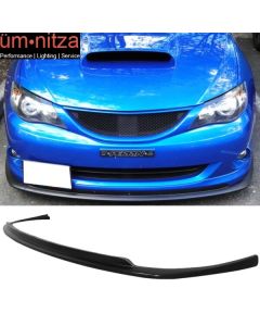 Fits 08-10 Subaru Impreza WRX Premium CS Style PU Front Bumper Lip Chin Spoiler