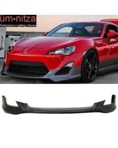 Fits 13-16 Scion FRS Five Design Style Front Bumper Lip Spoiler Unpainted Black