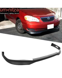 Fits 03-04 Toyota Corolla Type R Front Bumper Lip Spoiler Splitter Bodykit PP