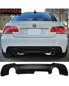 Fits 07-13 Fit BMW E92 335 Only M-T Msport Rear Bumper Lip Diffuser - PP