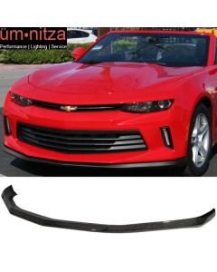 1LE Track Performance Fits 16-18 Camaro V6 OE Front Bumper Lip Carbon Fiber CF