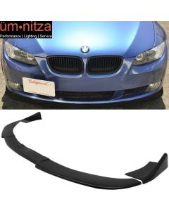 Universal Car Front Bumper Lip Chin Spoiler 3PC Splitter Body Kit Unpainted PU