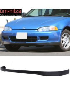 Fits 92-95 Civic EG Coupe Hatchback OE Style Front Bumper Lip - PU