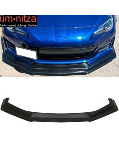 Fits 2017-2020 Subaru BRZ Front Bumper Lip Spoiler IKON Style PU - Poly Urethane