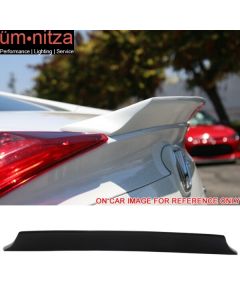 16-18 Civic X 10th Gen Sedan  Trunk Spoiler Painted Matte Black - FRP