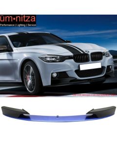 Fits 12-18 F30 Performance Front Lip Painted Two Tone Color Estoril Blue II #B45