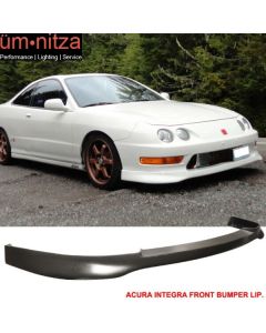 Fits 98-01 Acura Integra Type R TR Style Front Bumper Lip Spoiler Unpainted - PU