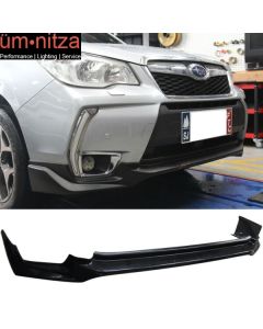 Fits 14-18 Subaru Forester XT Premium Touring OE Style Front Bumper Lip - ABS