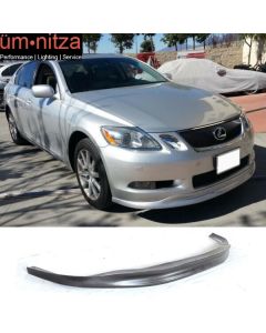 Fits 06-07 Lexus GS300 GS350 GS430 4Dr Sedan TTE Style Front Bumper Lip - PU