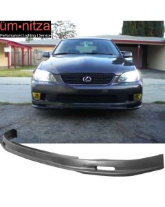 Fits 01-05 Lexus IS300 Sedan Mugen Style Front Bumper Lip Spoiler Unpainted PP