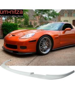 Fits 05-13 Chevy Corvette C6 Z06 ZR1 Style Painted #WA9567 Front Bumper Lip