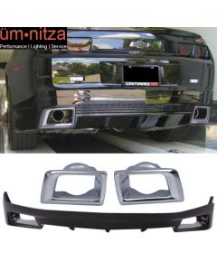 Fits 10-13 Chevy Camaro Ground Effect ZL1 OE Rear Bumper Lip Spoiler