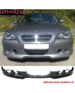 Fits 04-07 BMW E60 5-Series AC Style Front Bumper Lip Spoiler - PU