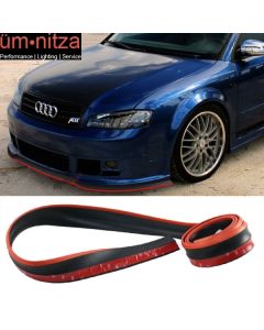 Universal 100" Type 1 Front Bumper Lip Spoiler Chin Decor Protector Trim Strip