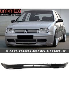 Fits 99-04 Volkswagen Golf MK4 GLI Style Front Bumper Lip Spoiler Unpainted PU