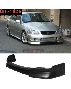 Fits 01-05 Lexus IS300 Base Sedan WD Style Front Bumper Lip Spoiler Splitter PU