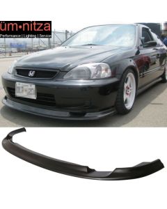 Fits 99-00 Honda Civic EK First Molding Style Front Bumper Lip Spoiler JDM PU