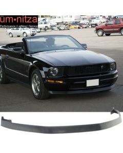 Fits 05-09 Ford Mustang V6 IKON Style Front Bumper Lip Spoiler Unpainted - PU